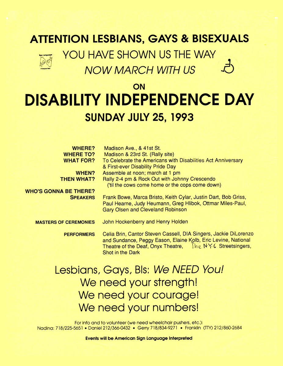 A yellow flyer written in Spanish