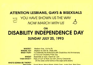 A yellow flyer written in Spanish