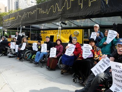 Taxis for all protest